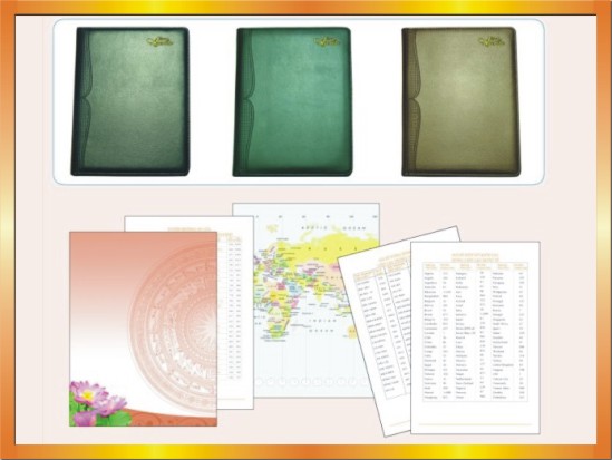 In sổ bìa da cao cấp 2016 | Dịch vụ sao chép đĩa CD/DVD giá rẻ, lấy ngay Hà Nội  | In Vien dong
