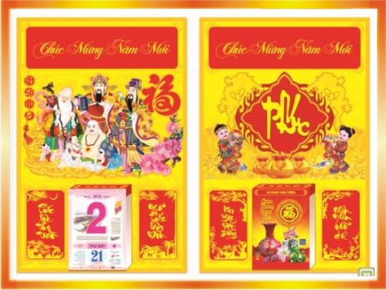 Block lịch 2016 | Xưởng in tờ gấp lấy ngay  | In Vien dong
