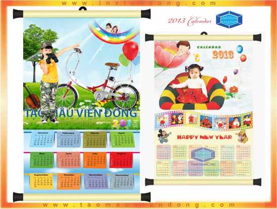 Thiết kế in ảnh, lịch cho bé lấy ngay sau 5 phút | Xưởng in tờ gấp lấy ngay  | In Vien dong