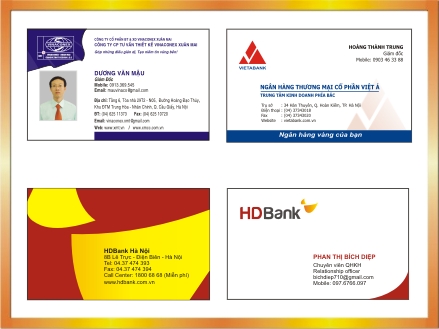 In danh thiếp tại Hà Nội | Xưởng in offset nhận ghép bài card offset nhanh, rẻ | In Vien dong