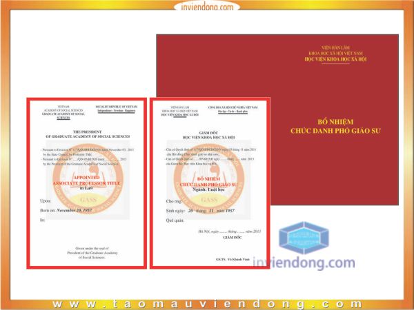 In giấy chứng nhận giá rẻ | Dịch vụ in name card rẻ tại Hoàn Kiếm | In Vien dong