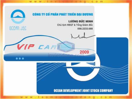 In thẻ VIP giảm giá | Làm hộp đựng bút giá rẻ tại Hà Nội  | In Vien dong