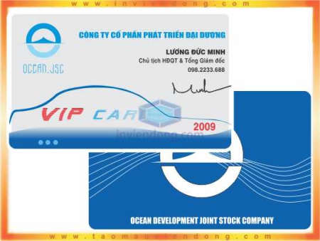 In thẻ VIP giảm giá | Địa chỉ in name card lấy ngay tại Hoàng Mai | In Vien dong