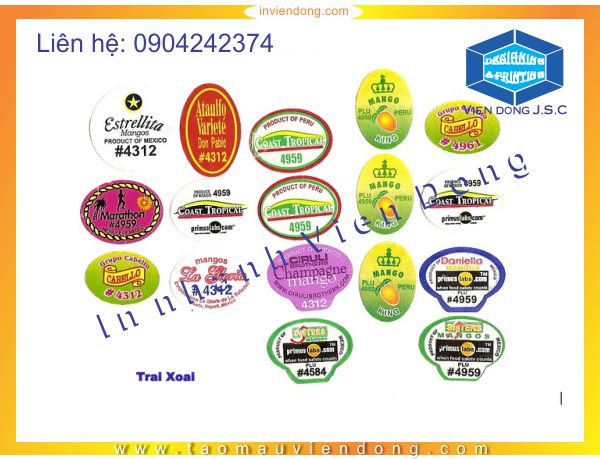 In decal dán hoa quả nhanh, giá rẻ nhất Hà Nội | Cup pha lê mới nhất 2015 | In Nhanh | In Lay Ngay