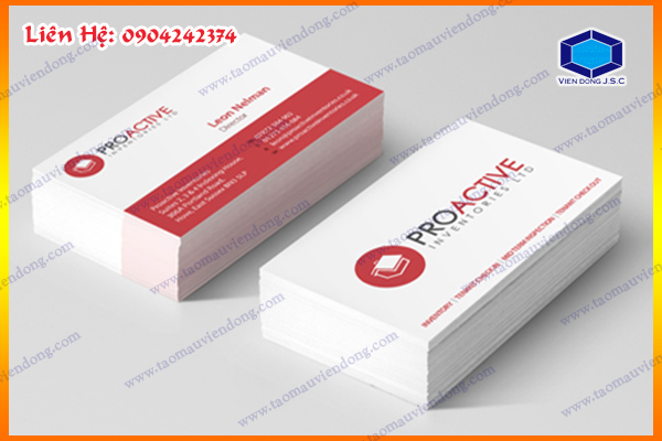 In Card Visit Đẹp | Xưởng in tờ gấp lấy ngay  | In Vien dong