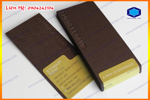 In Card visit - Danh thiếp- Name card | Dịch vụ in kỷ yếu giá rẻ  | In Vien dong