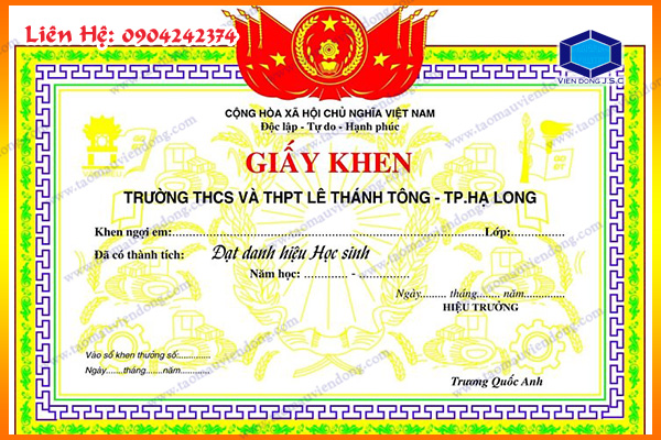 In giấy khen lấy nhanh | Mẫu hộp đựng card visit giá rẻ, nhanh tại Hà Nội | In Vien dong