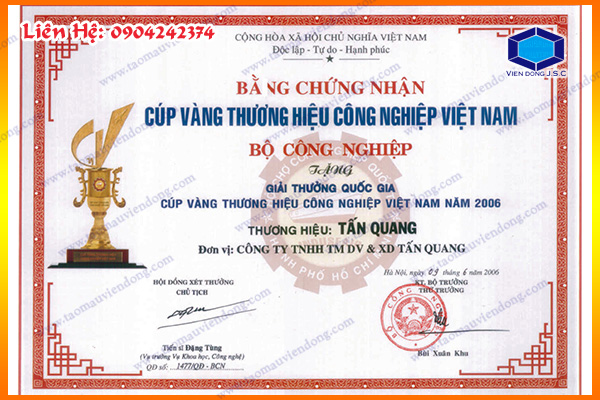 In giấy khen lấy ngay, thiết kế miễn phí | Hộp nhung đựng huân huy chương | In Vien dong