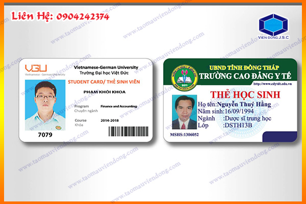 In thẻ giáo viên, giảng viên lấy ngay tại Hà Nội | In hộp offset giá rẻ  | In Vien dong