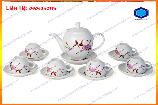 Ảnh sản phẩm ấm chén bát tràng | Chụp ảnh thẻ- ảnh hộ chiếu lấy ngay   | In Vien dong