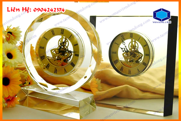Đồng hồ pha lê giá rẻ nhất Hà Nội | Xưởng in tờ gấp lấy ngay  | In Vien dong