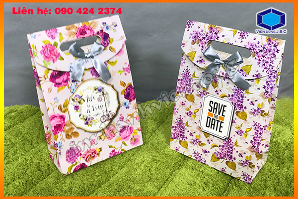 Địa chỉ cung cấp các mẫu túi đựng quà giá rẻ có sẵn tại Hà Nội  | In Vien dong