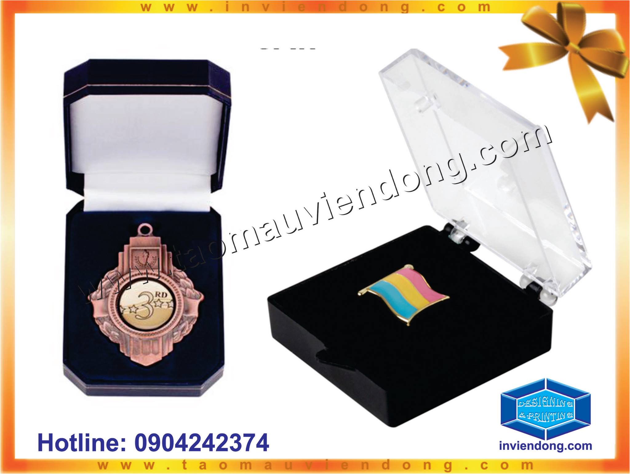 Địa chỉ bán hộp đựng huân huy chương giá rẻ tại Hà Nội  | In Vien dong