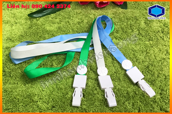 Dây đeo thẻ 1,5cm đẹp , giá rẻ, độc quyền có sẵn tại Hà Nội | In Vien dong