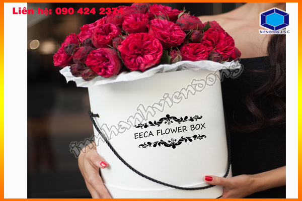 Hộp đựng hoa 20/10 độc đáo | In Vien dong